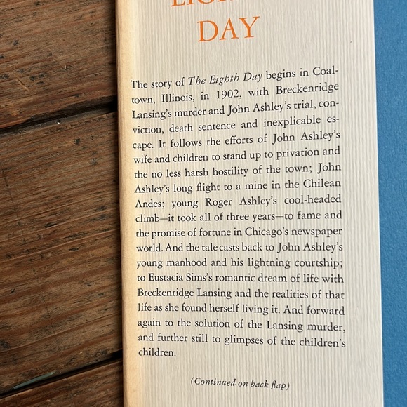 The Eighth Day by Thornton Wilder 1967 - Picture 2 of 11